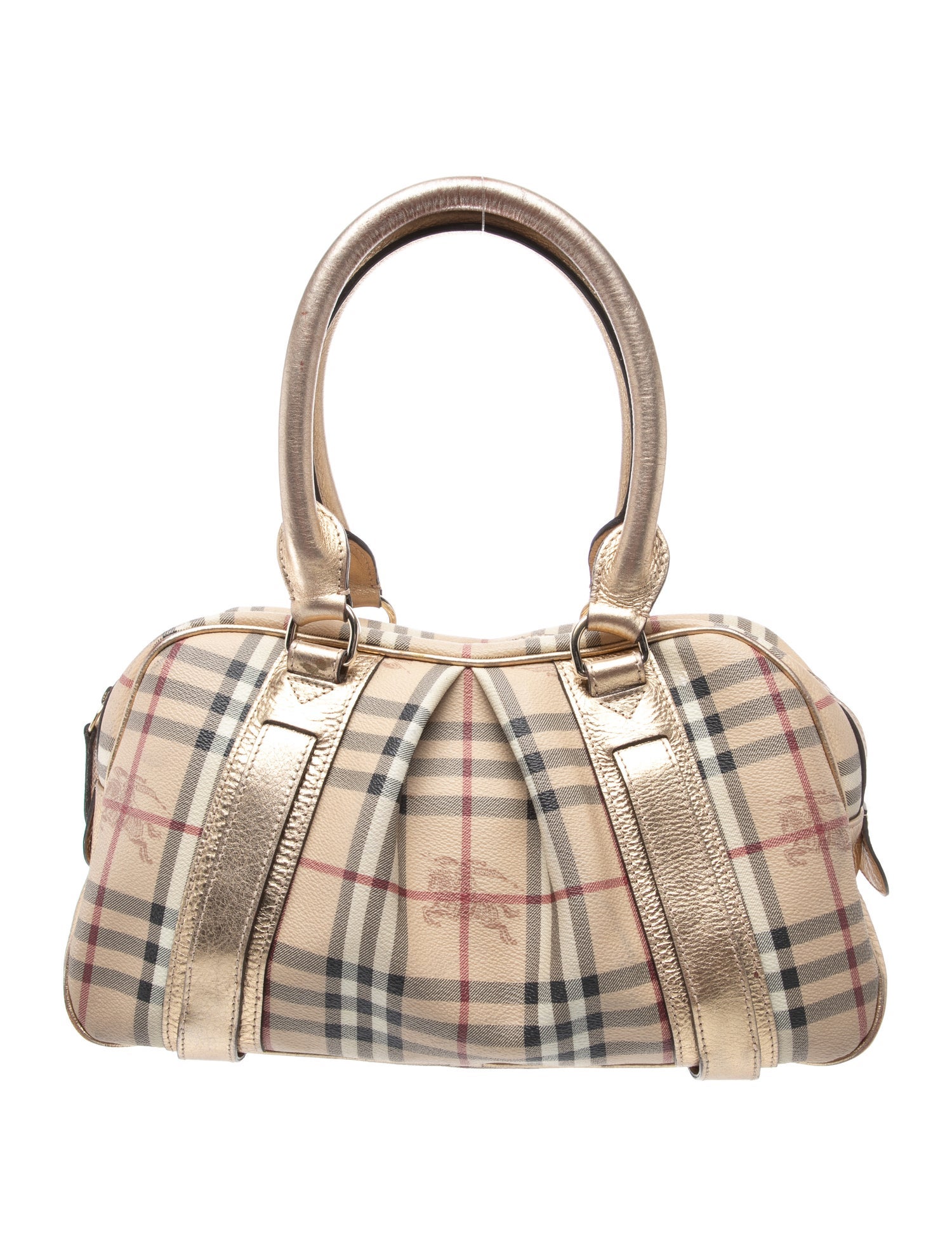 Haymarket Check Top Handle Bag