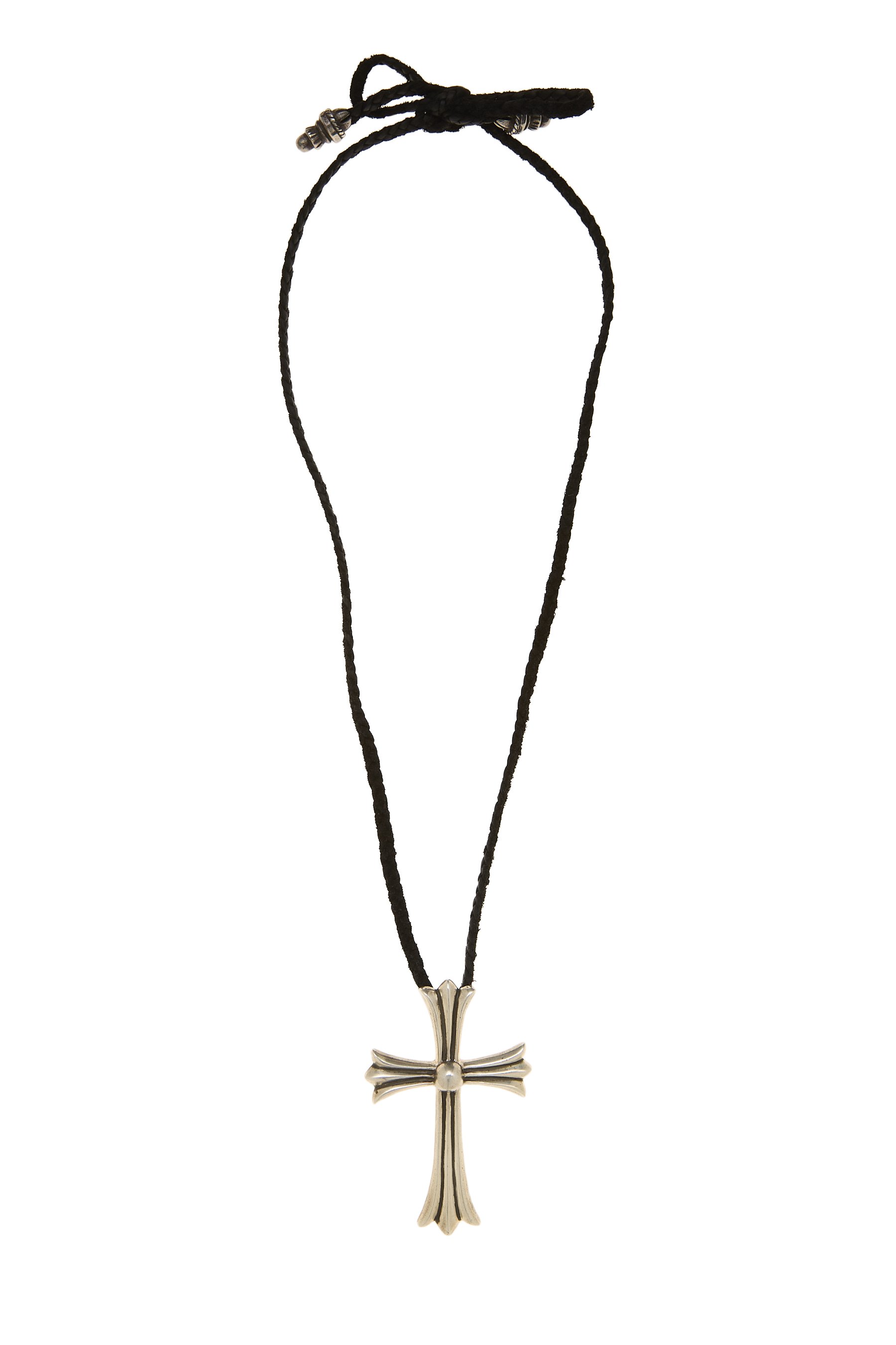 Chrome Hearts Sterling Silver Cross Necklace