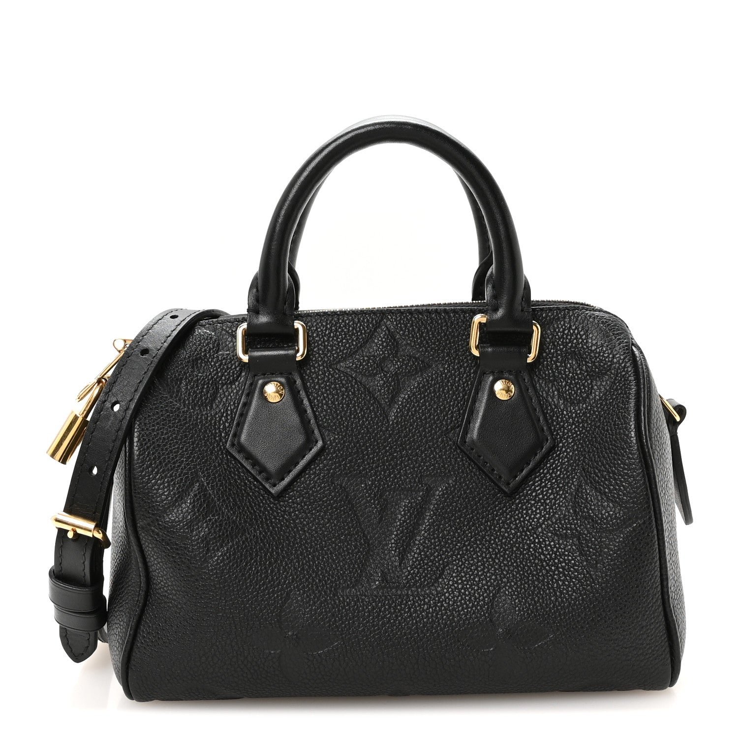 Louis Vuitton Empreinte Monogram Giant Speedy Bandouliere 20 Black