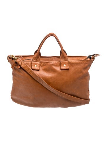 Leather Top Handle Bag