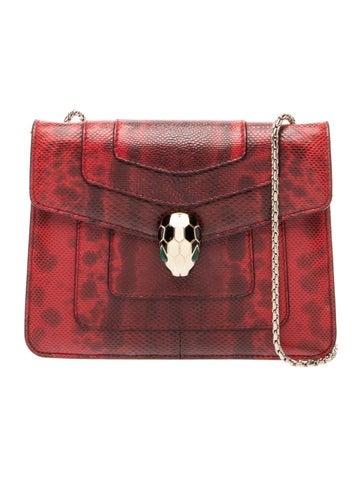 Embossed Leather Serpenti Forever