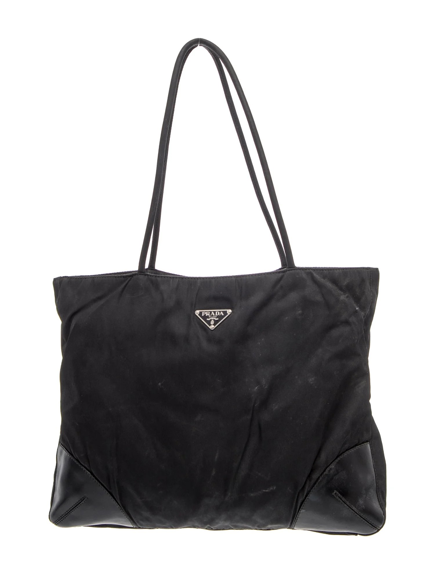Enameled Metal Triangle Tote