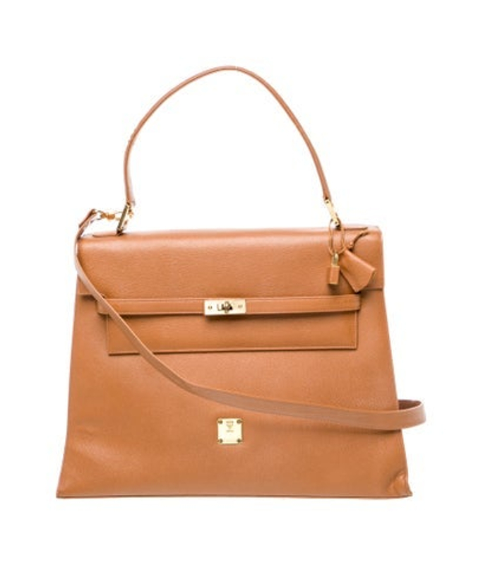 MCM Leather Top Handle Bag Vintage
