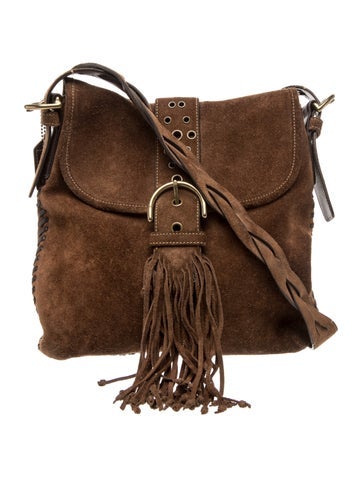 Suede Crossbody Bag