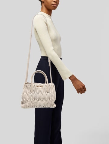 Leather Top Handle Bag