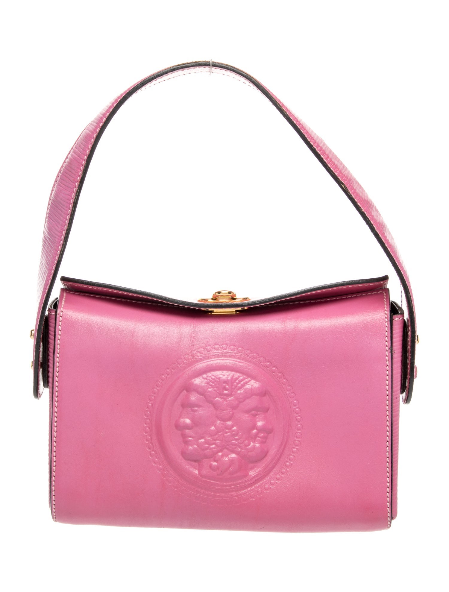 Leather Top Handle Bag Vintage