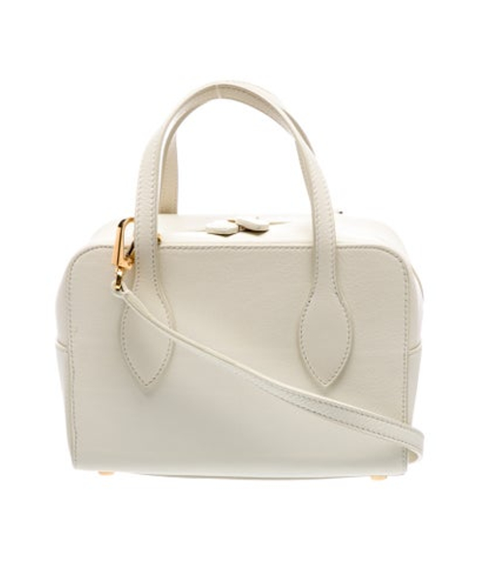 Khaite Leather Top Handle Bag