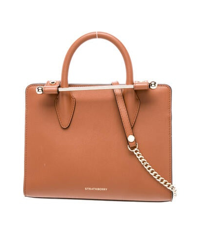 Strathberry Leather Top Handle Bag