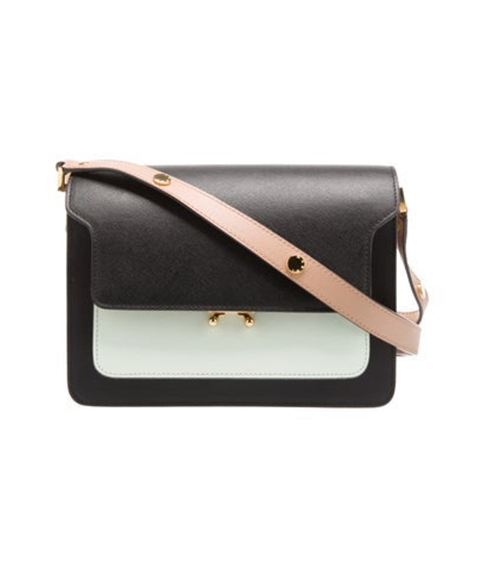 Marni Saffiano Leather Shoulder Bag