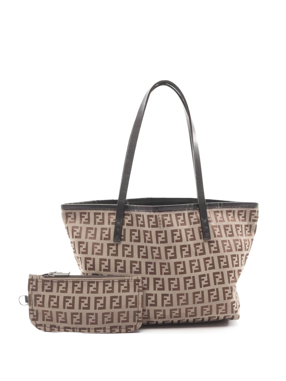 Fendi 2000s Zucchino canvas shoulder bag