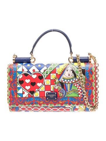 Sicilian Queen Of Hearts Print Bag