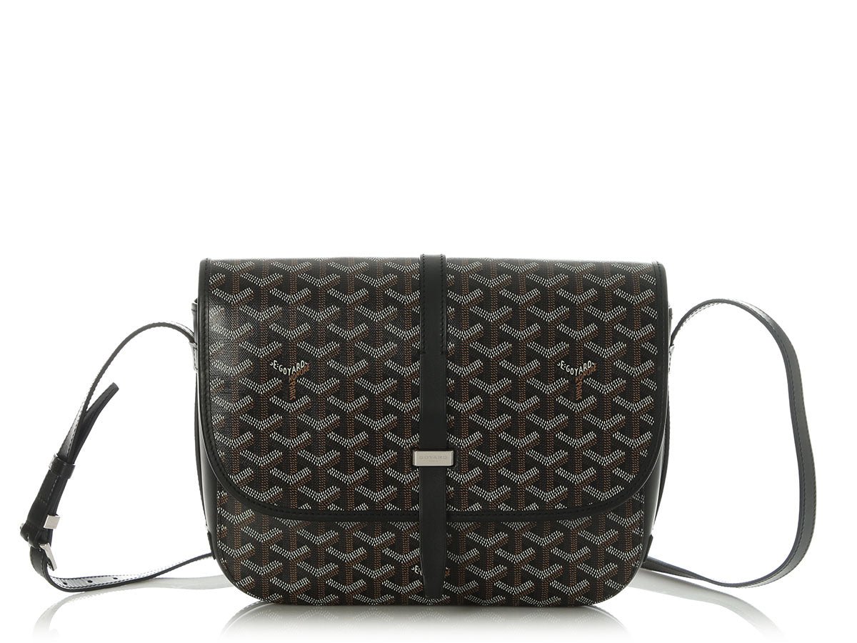 Goyard Black Belvedere II MM Messenger Bag