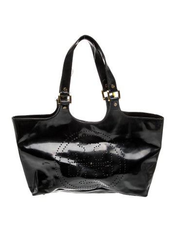 Tory Burch Patent Leather Top Handle Bag