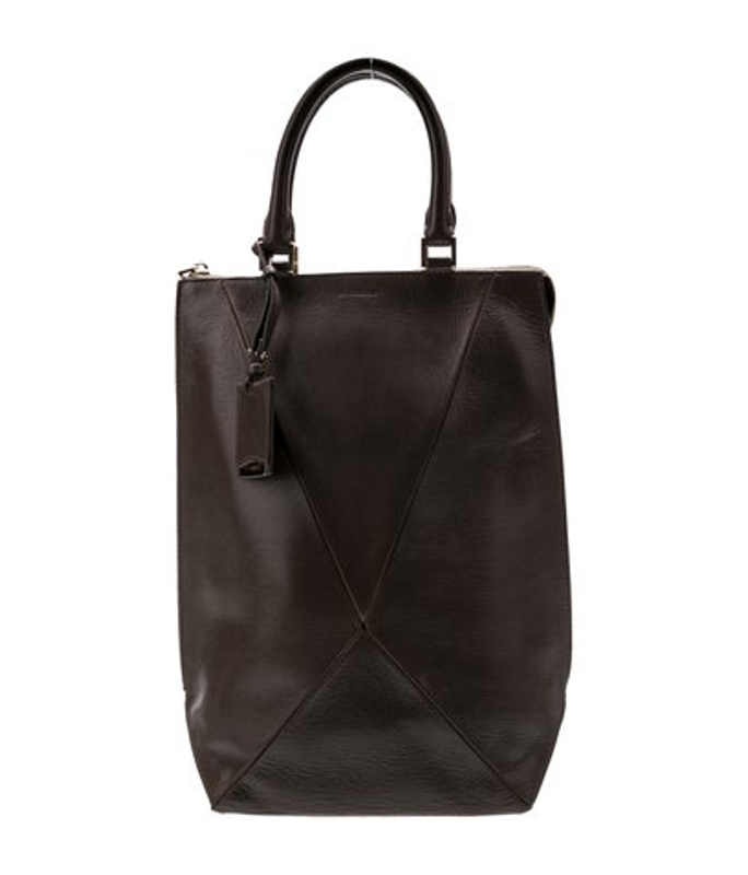 Jil Sander Sander Leather Top Handle Bag