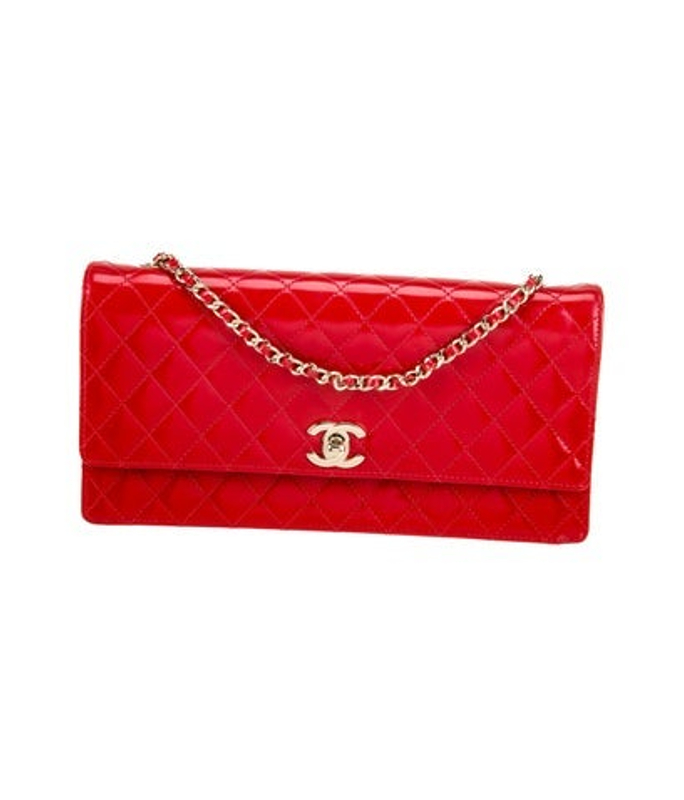 Chanel E W Quilted Flap Bag