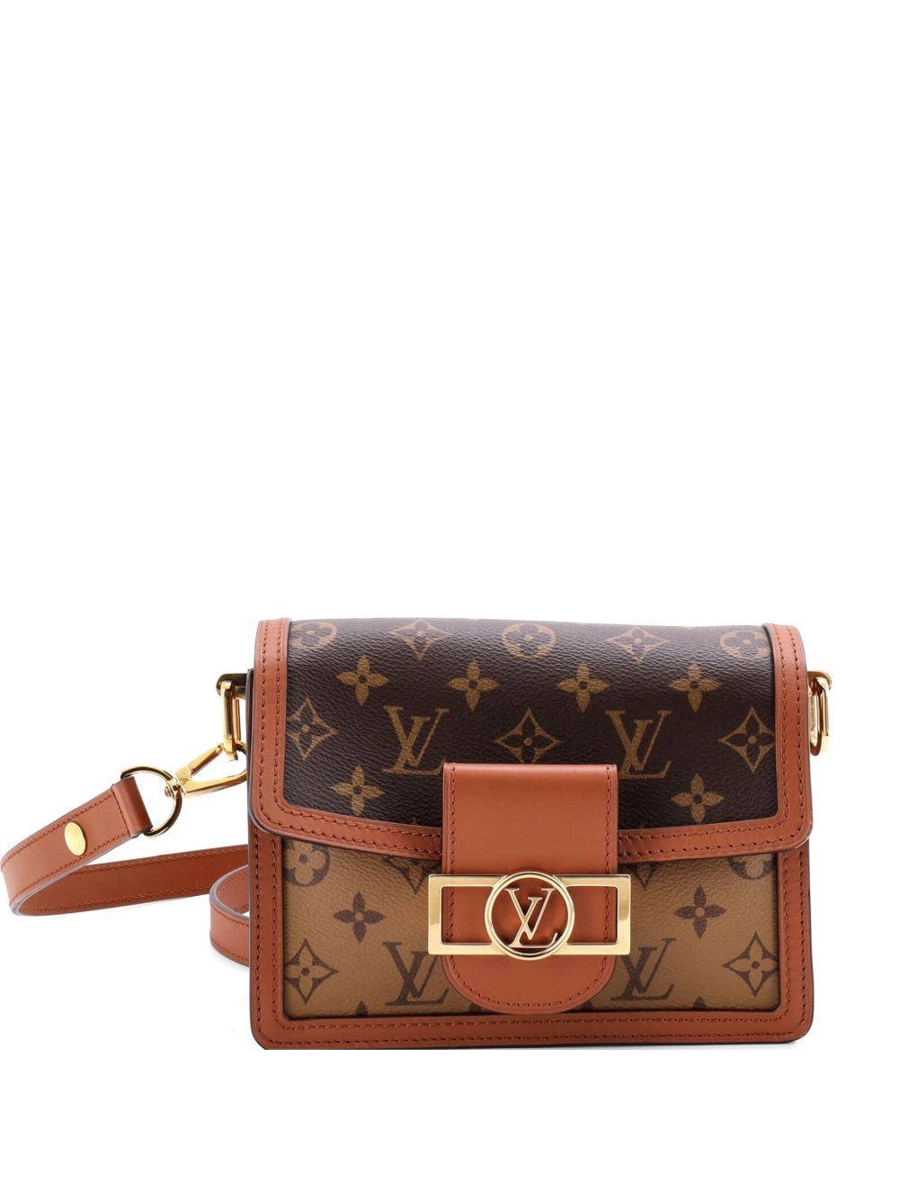 Dauphine Shoulder Bag Reverse Monogram Canvas Mini crossbody bag