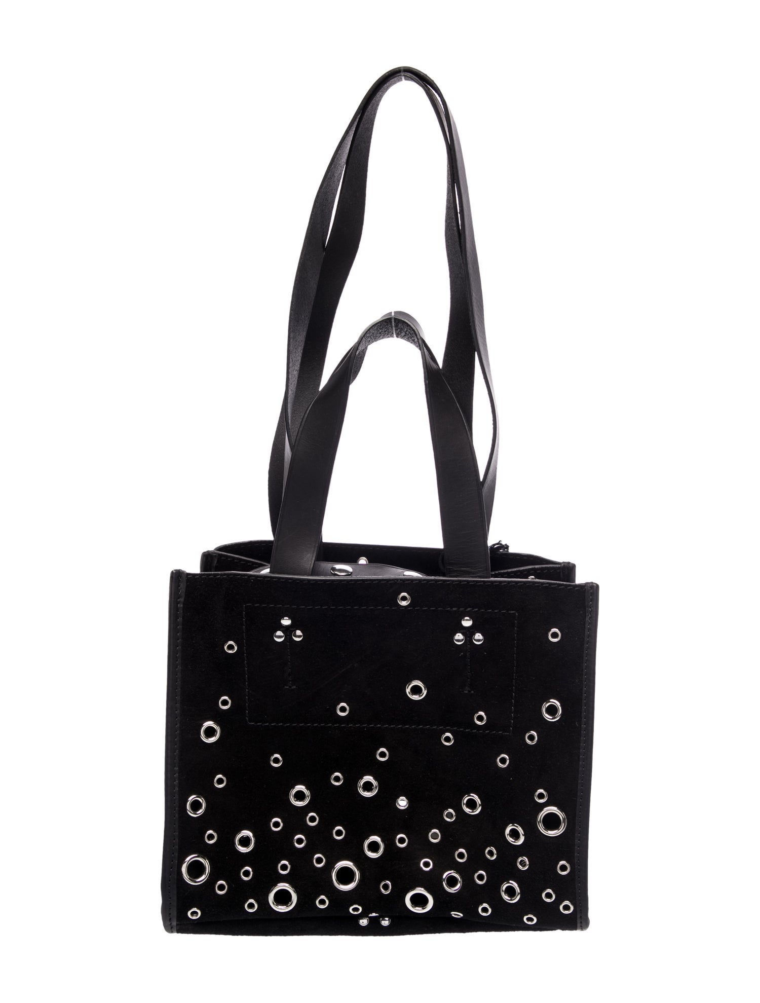 Suede Top Handle Bag