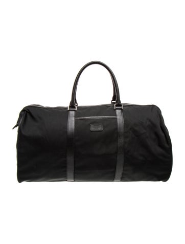 Coach Leather Weekender Bag