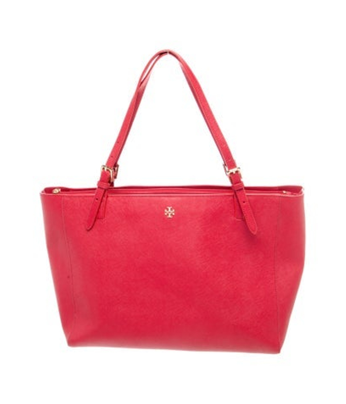 Tory Burch Burch Saffiano Leather Tote