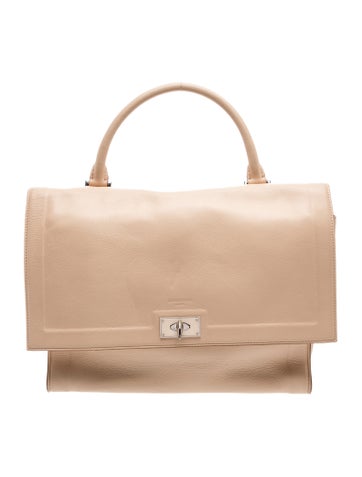 Leather Top Handle Bag