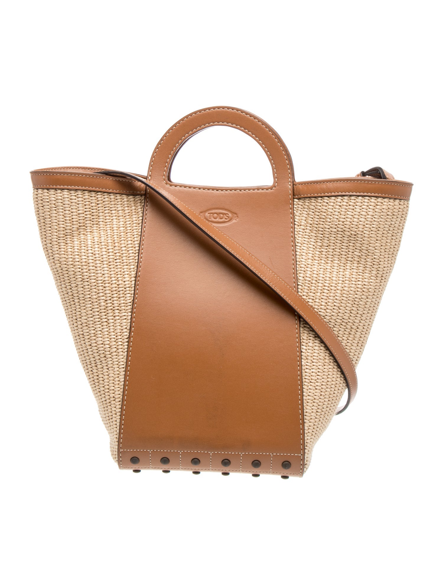Raffia Top Handle Bag