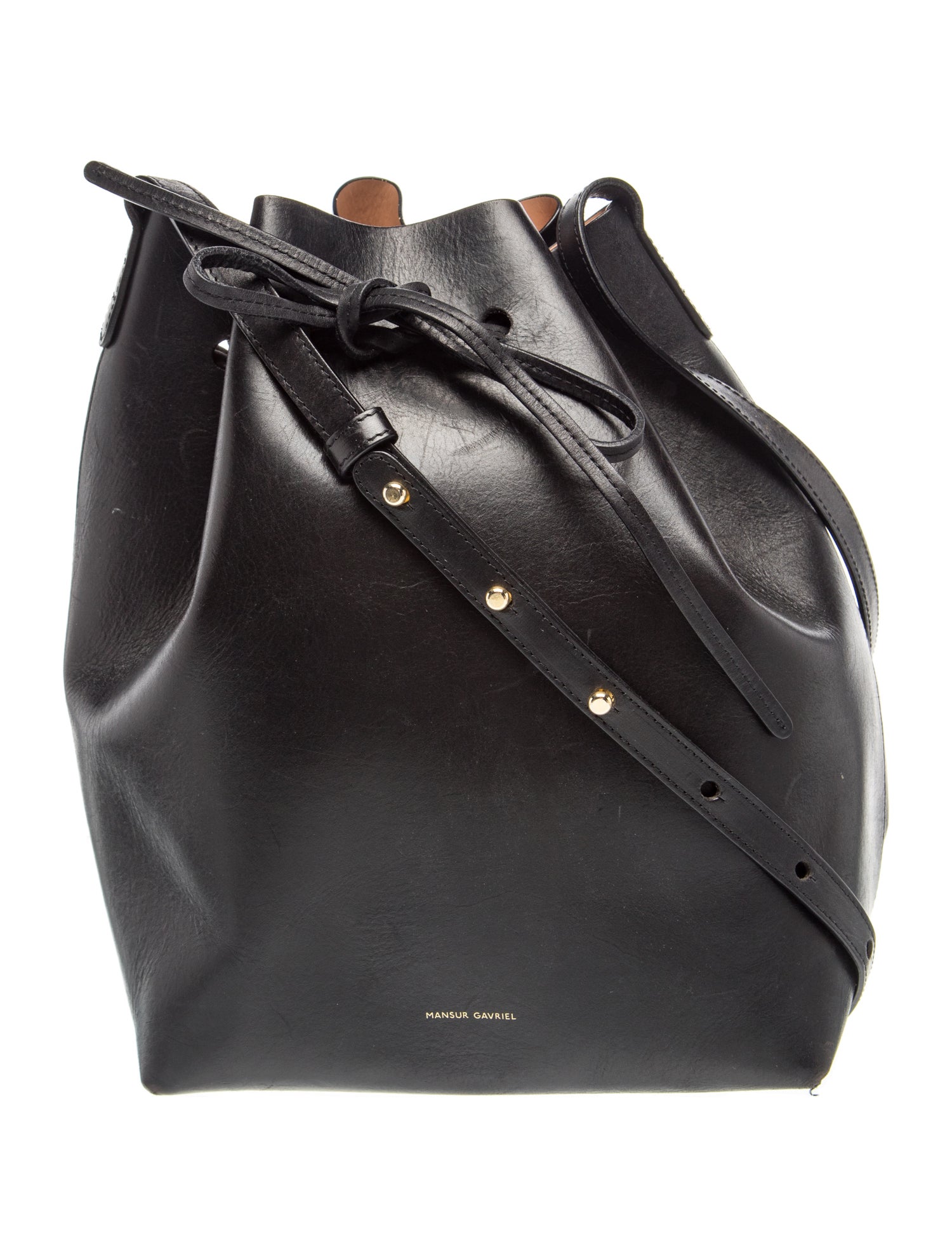 Leather Bucket Bag
