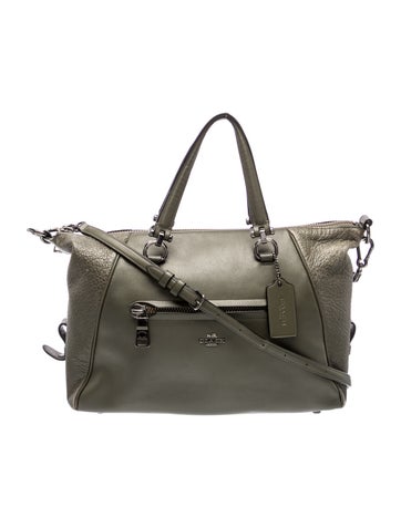 Leather Top Handle Bag