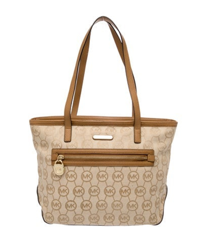Michael Michael Kors Michael Kors Canvas Top Handle Bag