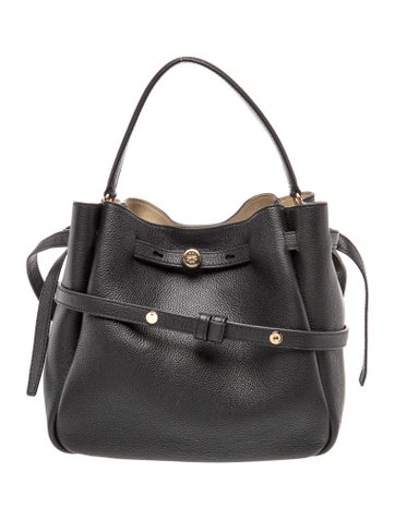 Leather Top Handle Bag