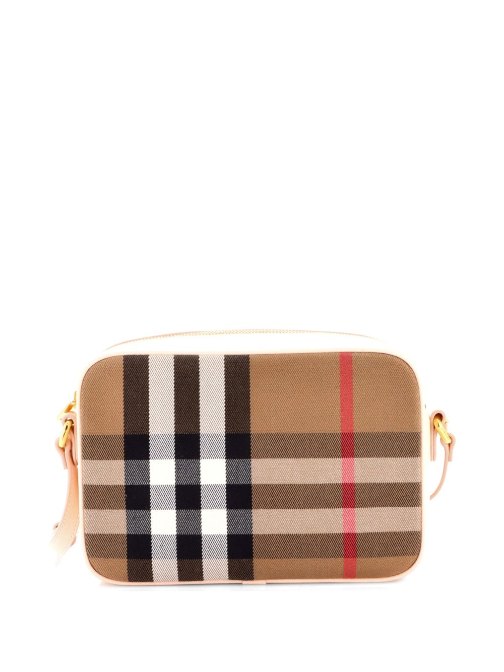 Camera Bag House Check Canvas Large crossbody bag