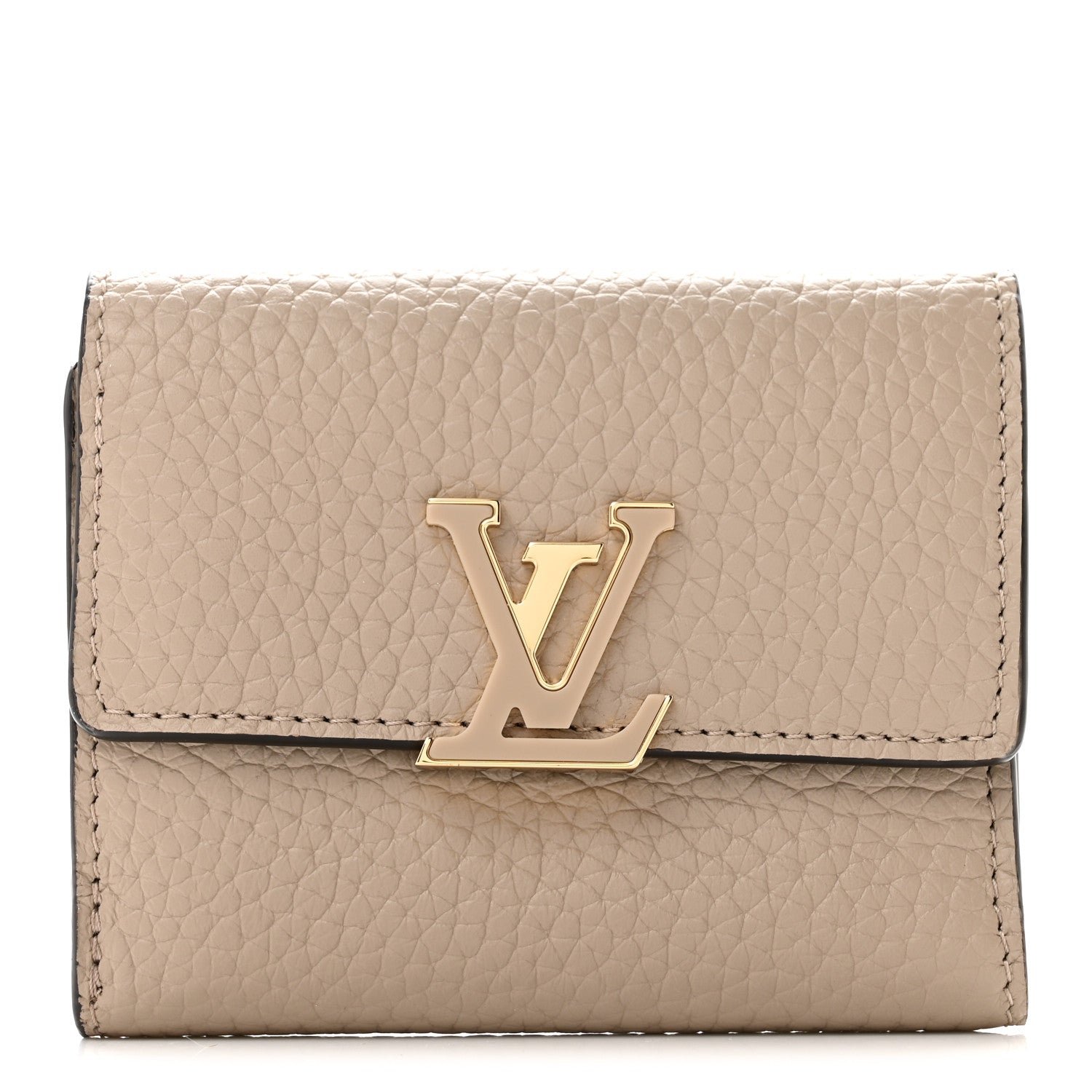 Louis Vuitton Taurillon Capucines XS Wallet Galet