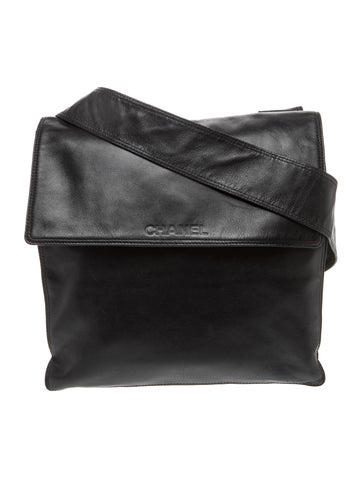 Logo Flap Messenger Bag