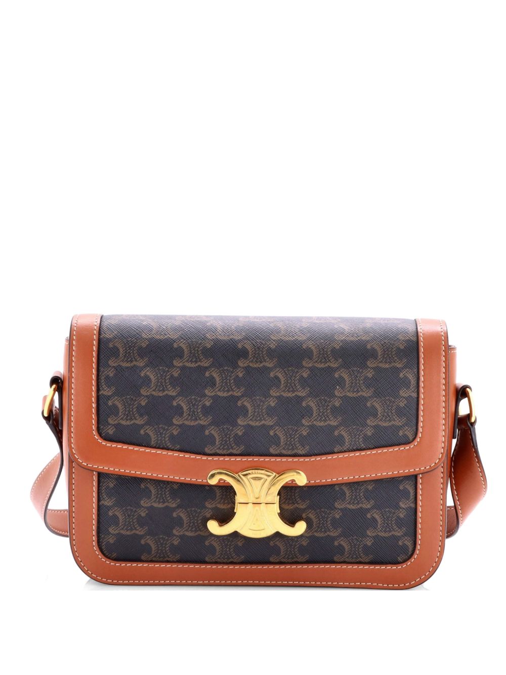 Triomphe Triomphe Coated Canvas Medium shoulder bag