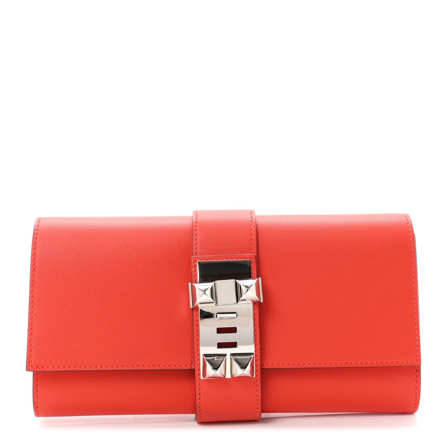Hermes Swift Medor 23 Clutch Capucine