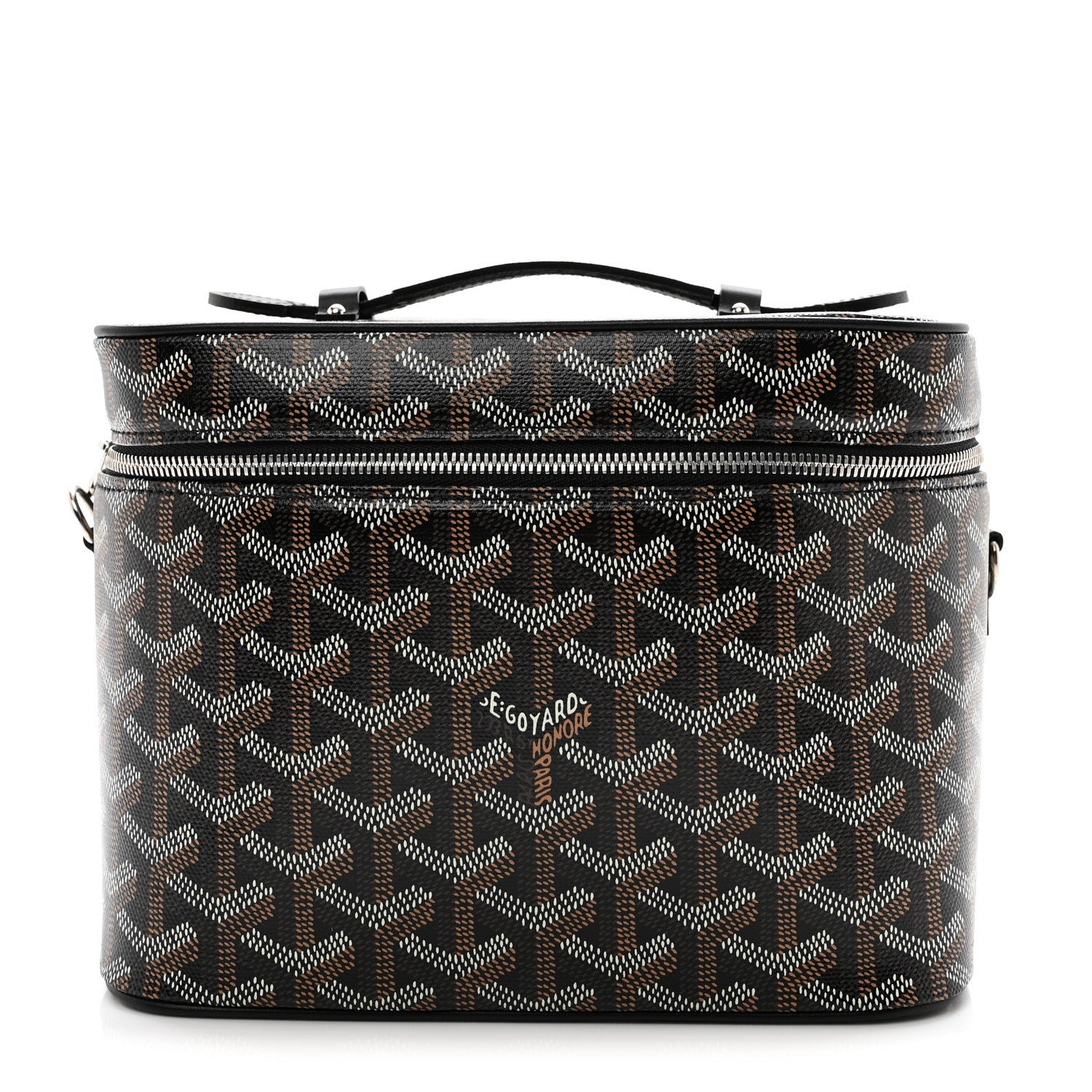 Goyard Goyardine Muse Vanity Case Black