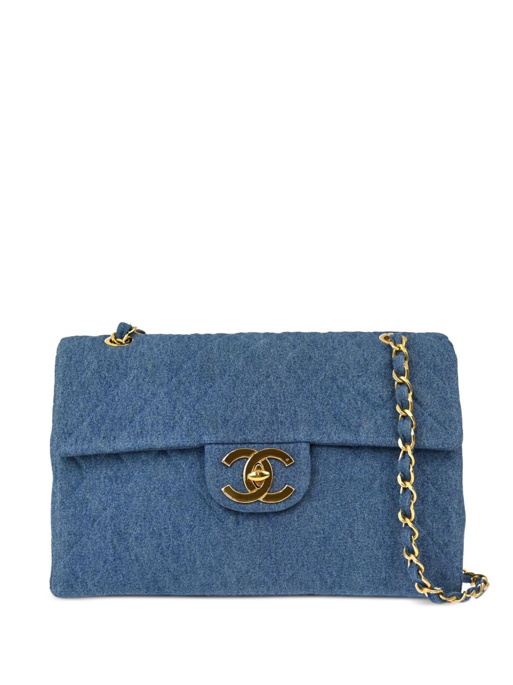 1990 maxi Classic Flap shoulder bag