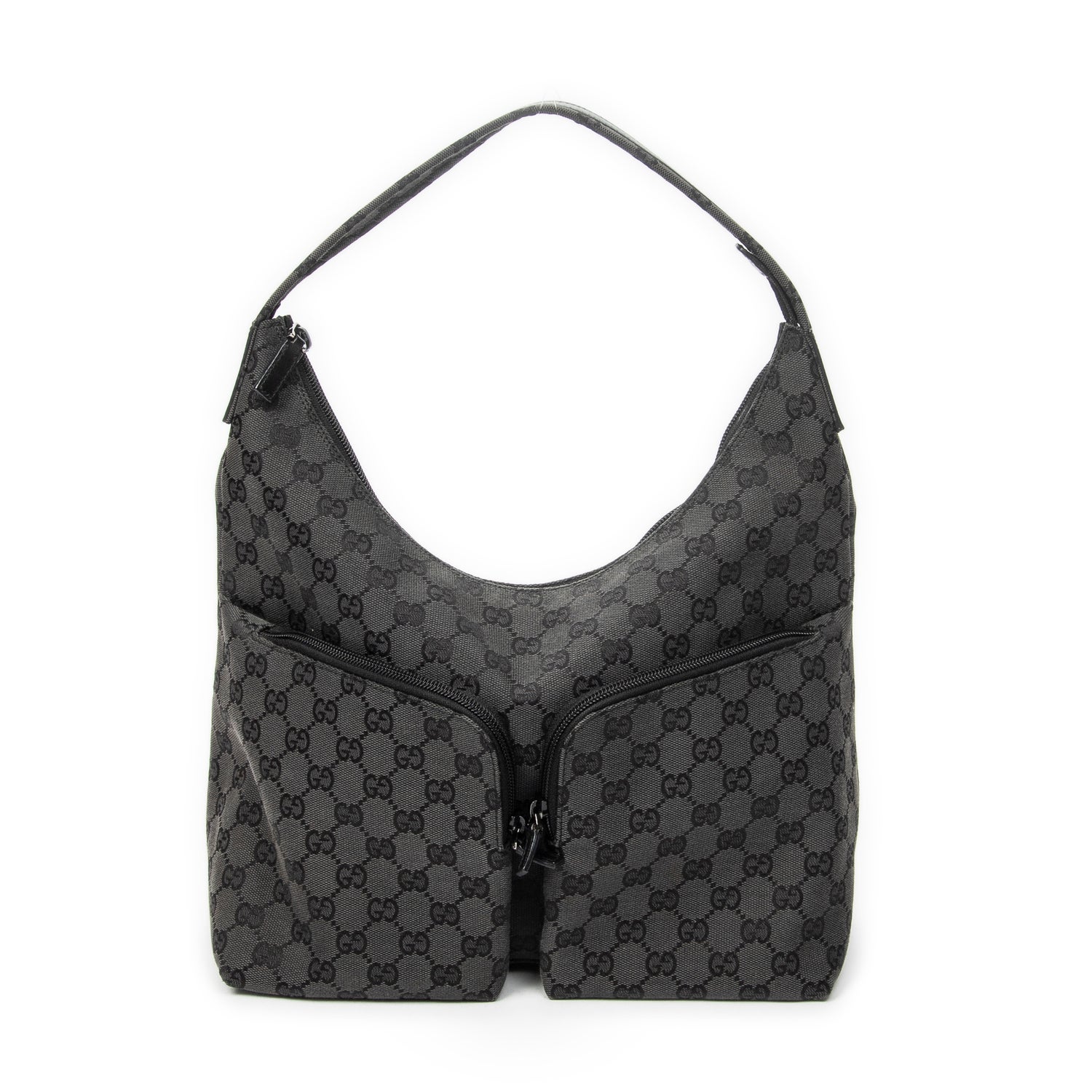 Canvas Double Pocket Hobo