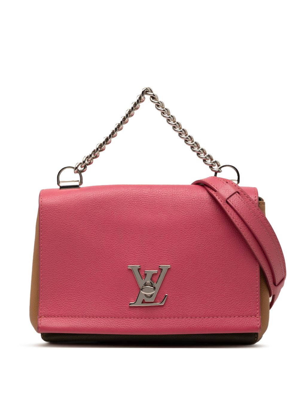 2021-2025 Tricolor Leather Lockme II BB satchel