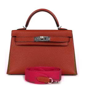 Hermes Hermes Kelly Sellier 20 Cuivre Chevre Mysore Palladium Hardware