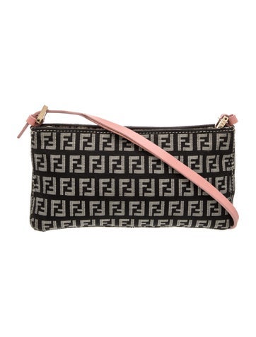 Fendi Zucchino FF Top Handle Bag