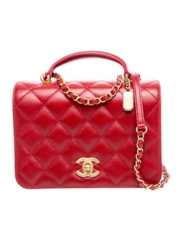 Mini Top Handle Flap Bag