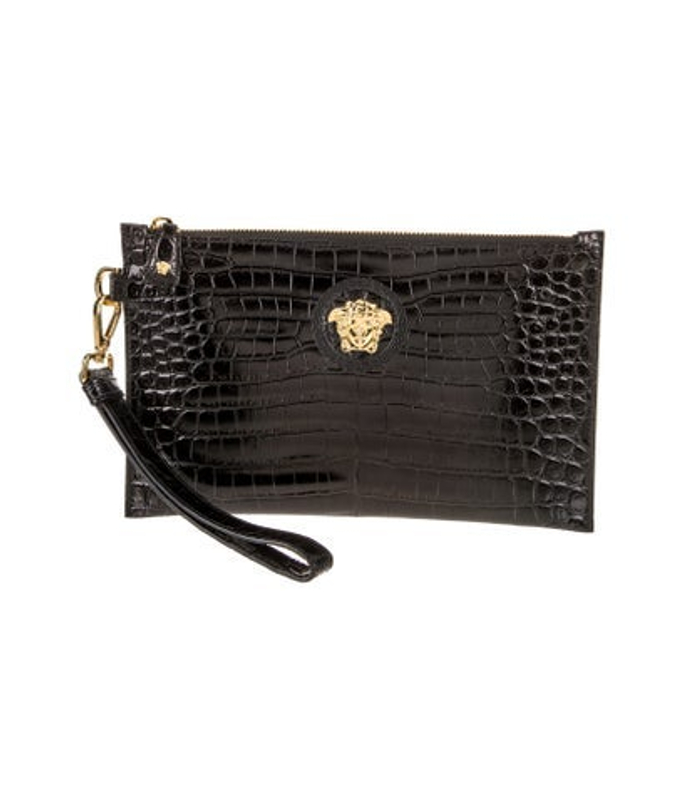 Versace Crocodile Clutch