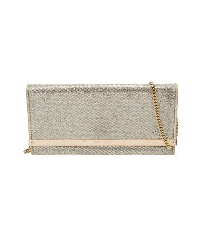 Jimmy Choo Choo Glitter Clutch