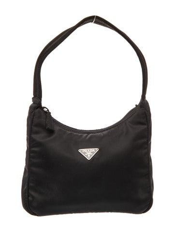 Tessuto Nylon Top Handle Bag