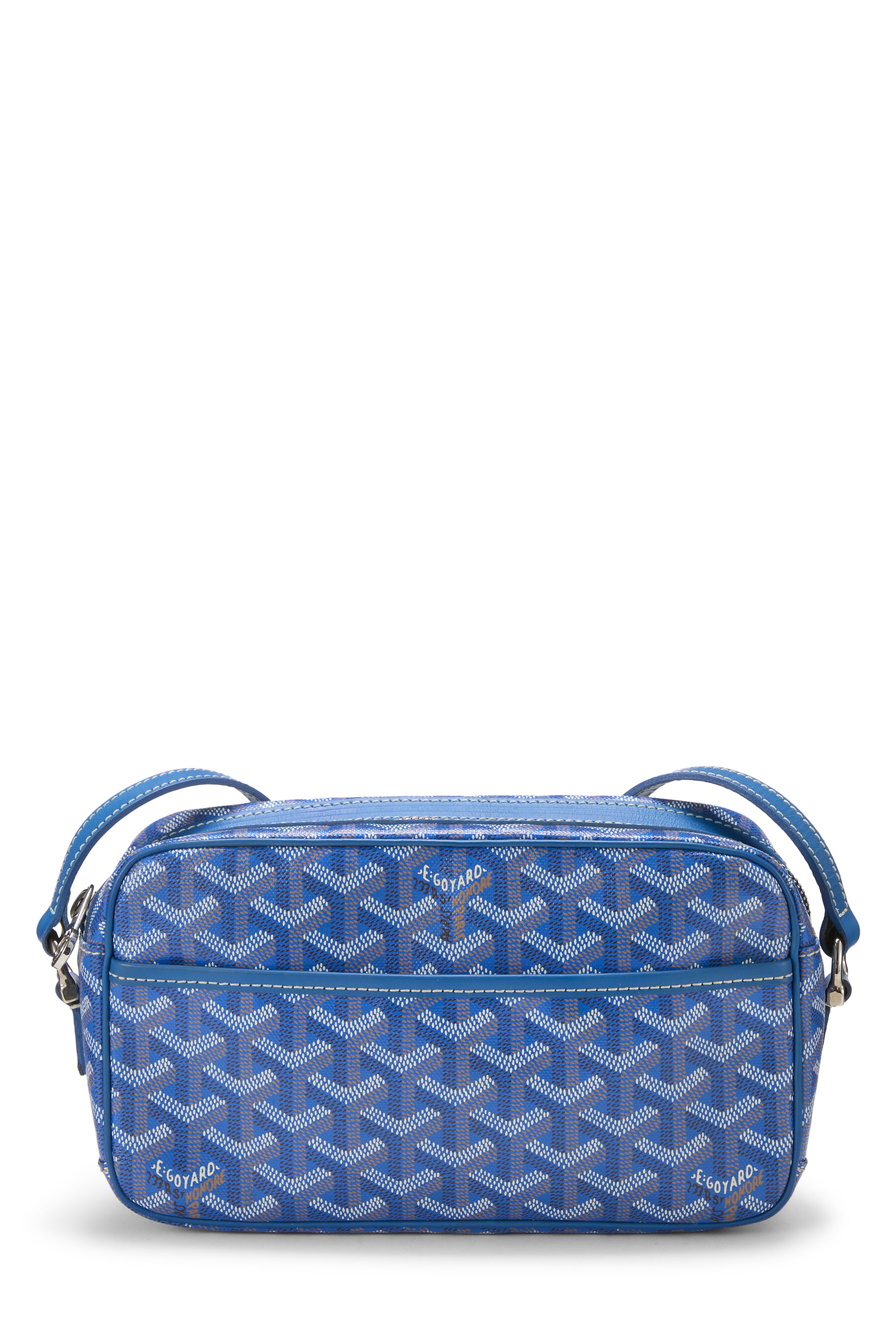 Goyard Blue Goyardine Cap Vert