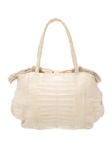 Nancy Gonzalez Crocodile Evening Bag