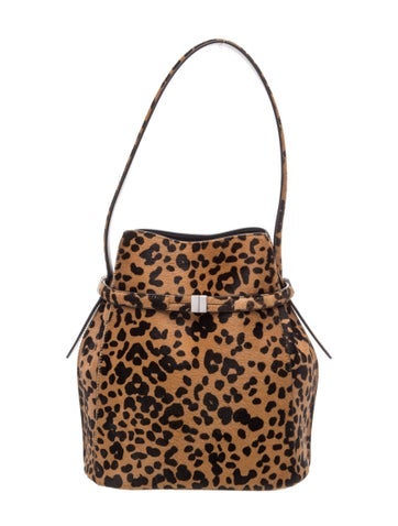 Ponyhair Toteme Belted Pony Hair Bucket