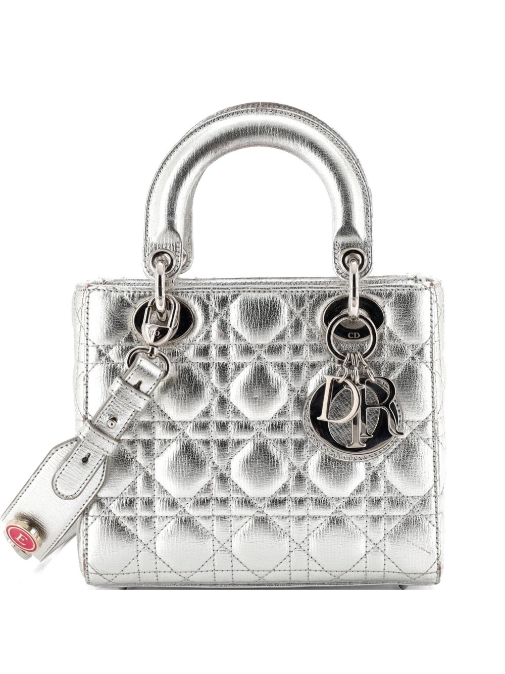 My ABCDior Lady Dior Bag Metallic Cannage Quilt Leather shoulder bag