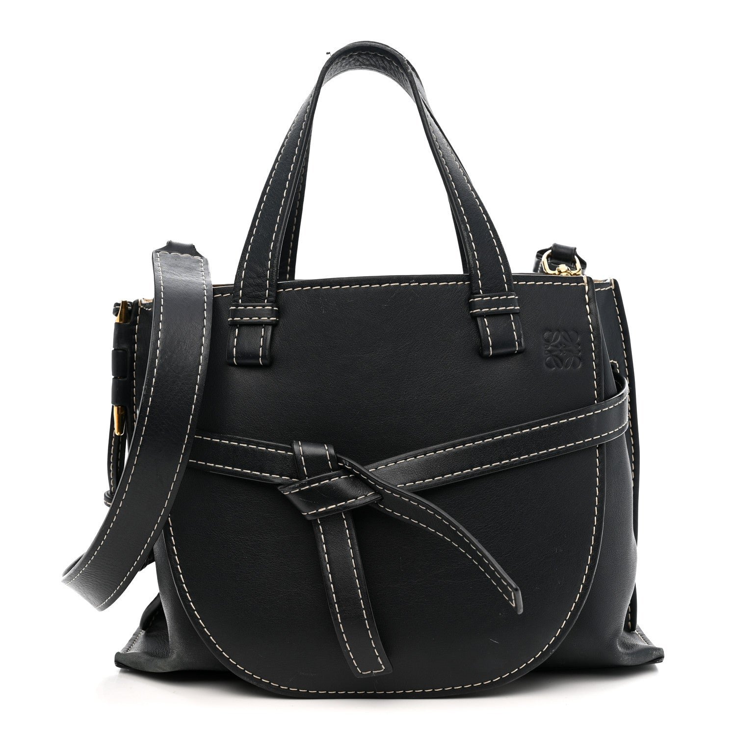 Loewe Loewe Calfskin Small Gate Tote Midnight Blue