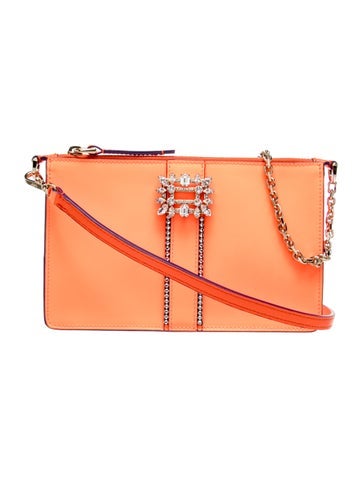 Roger Vivier Leather Top Handle Bag Small w/ Tags